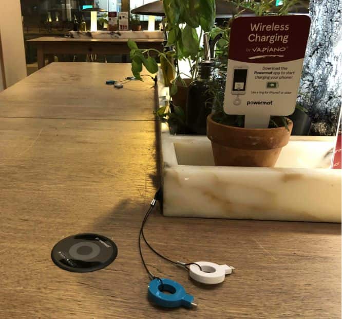 Wireless Charging In Restaurants Powermat Life At 100